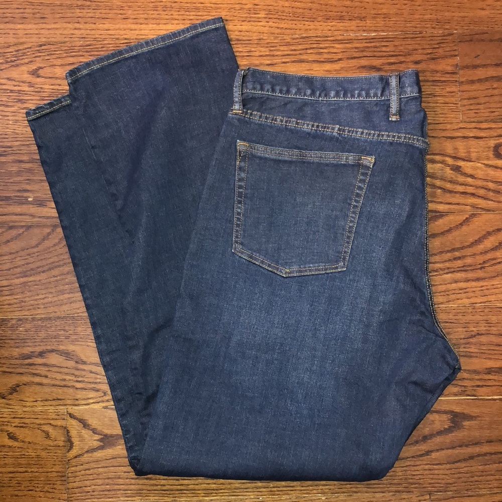 GAP Mens Dark Wash Denim Jeans 42x34 NWT - Picture 6 of 11